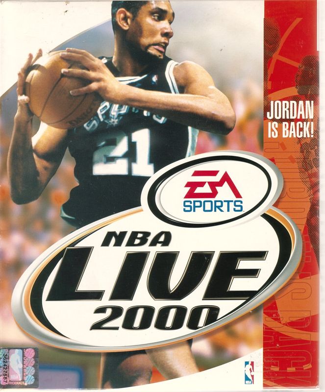 NBA Live 2000 box art for Nintendo 64